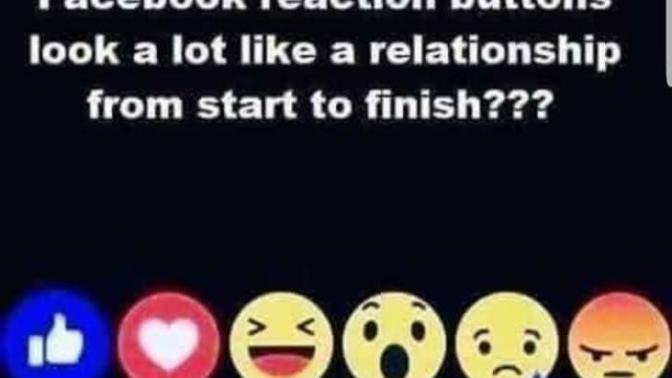 Anybody ever scene what a relationship looks like from the beginning to the end?