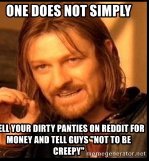 Guys Would You Be Upset If Your SO Was Selling Her Dirty Panties?