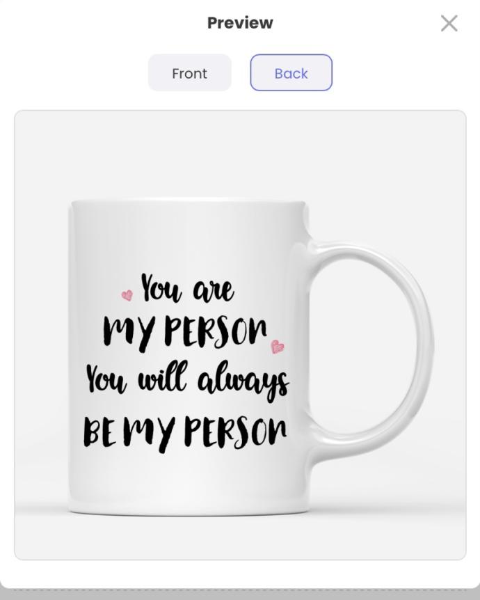 How is this anniversary present for our one year? and do the characters in the mug look like us? thank?