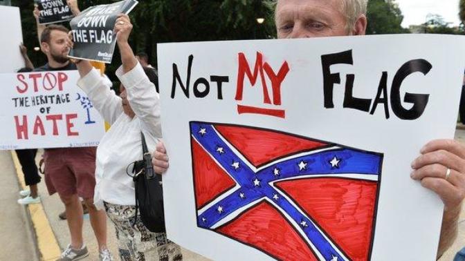 What’s your opinions on the confederate flag, vile or state rights?