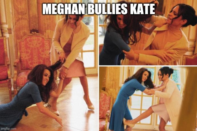Meghan Markle. How should this bully be punished?
