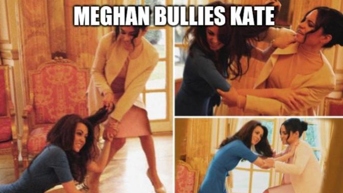 Meghan Markle. How should this bully be punished?