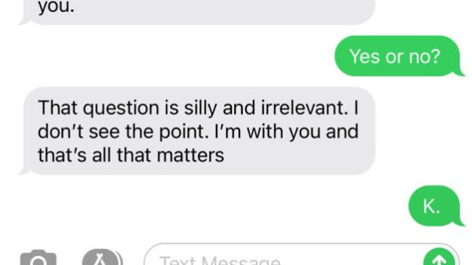 Can someone tell me if I am just going crazy or is my boyfriend falling for our neighbor who he helps with her groceries because she is recovering?