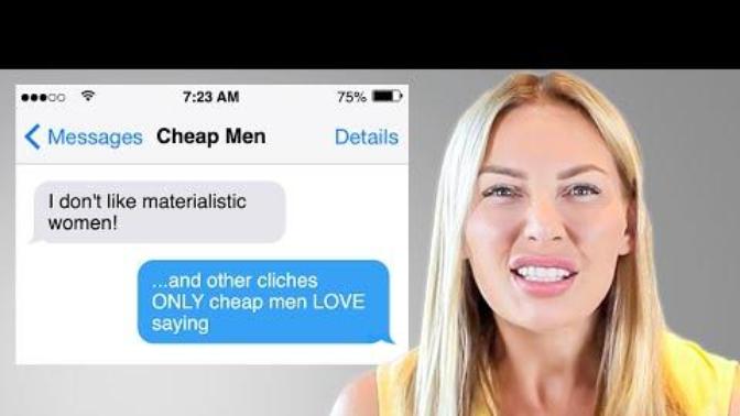Are men just cheap if they don't like materialistic women?