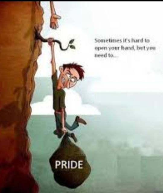 Has Being Too Prideful Ever Cost You Anything?