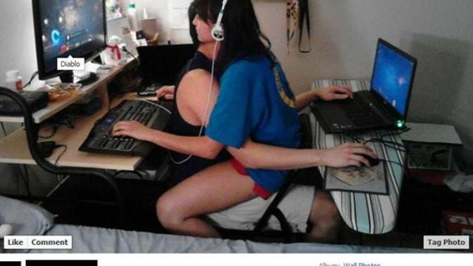 Would you ever have a day where you would cuddle while working or while playing video games?
