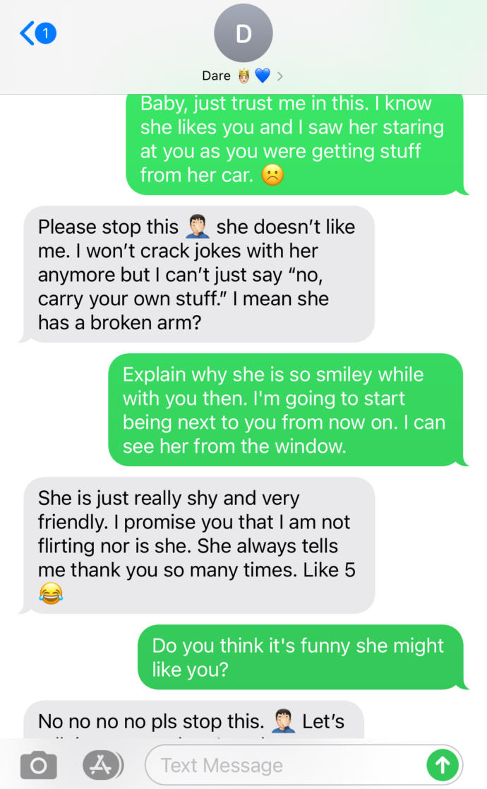 I think my neighbor likes my boyfriend or are Koreans just very friendly people. Should I confront her?