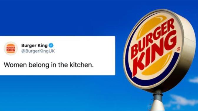 Burger King : Women belong in the kitchen?