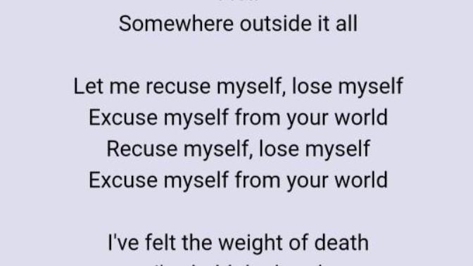What do you think of these lyrics?