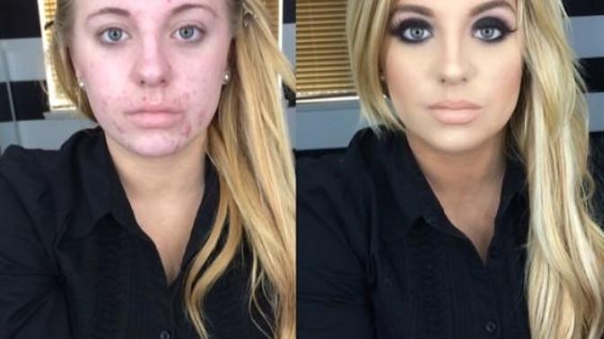 Do most attractive women look mediocre without makeup?