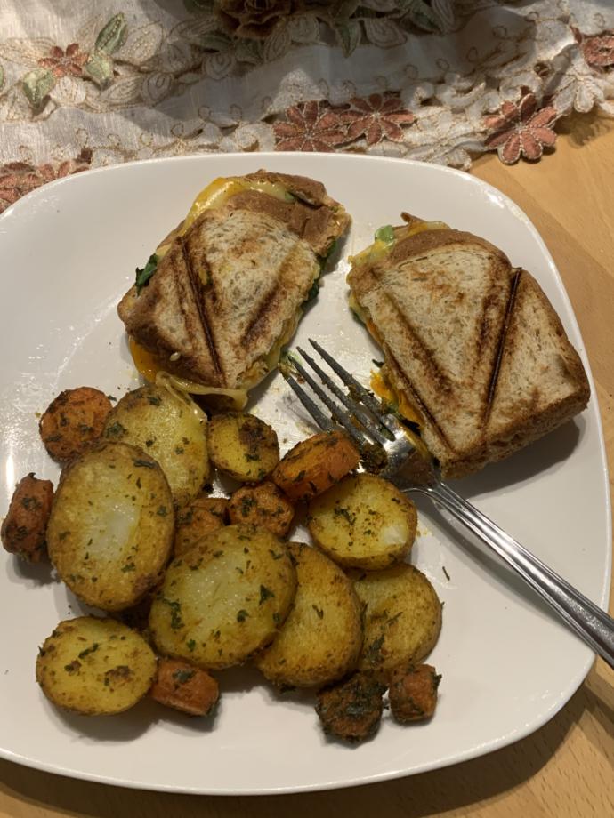 How does this breakfast that I made look and is it healthy (I’ll describe what I put in it in the description)?