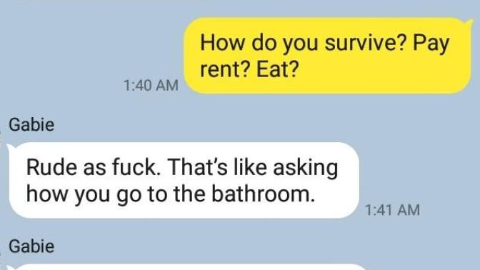 Was this considered "rude"?