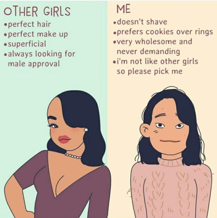 What’s your opinion on “Pick Me Girls”?
