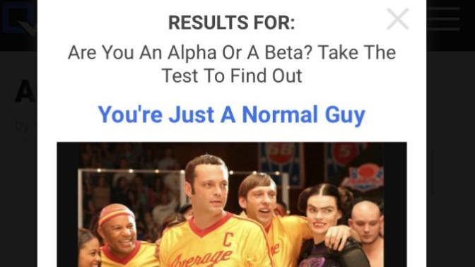 What are your thoughts on Beta males and woke white people? What type of man do women prefer to date and why? What was your result from this test?