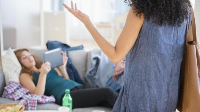 How should I approach a lazy roommate?