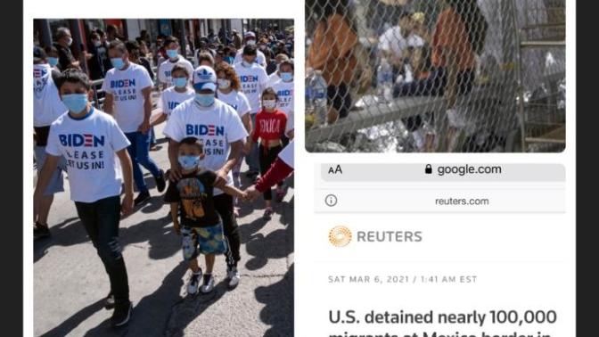 I’m Hispanic but I regret voting for Joe Biden. Do you see what’s happening now at the border and with black people continuing to resist arrest?