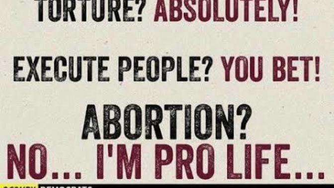 Do you find it odd that Right wing people are 'pro life" and are against abortion, but support wars?