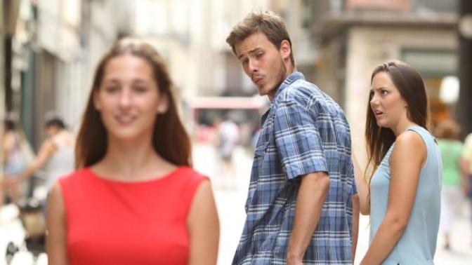 Isn’t it wrong for guys to check other girls out if they have a girlfriend?
