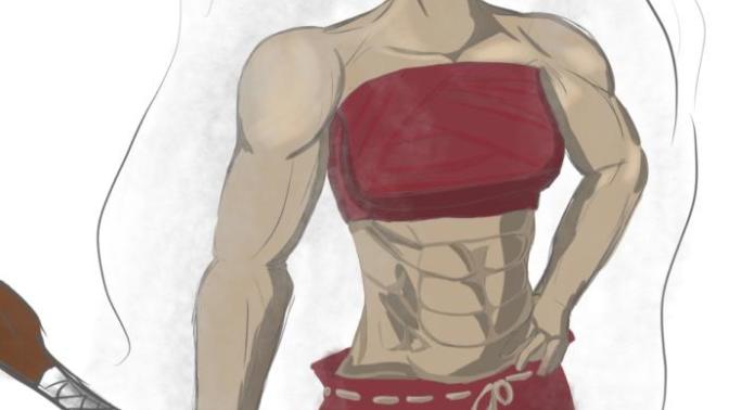 If a guy drew this and claimed this is a character he is playing does that make him gay?