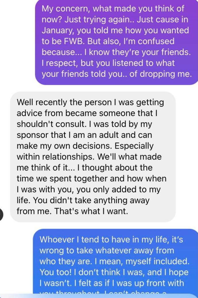 Why is he coming back to date me when he had me once?