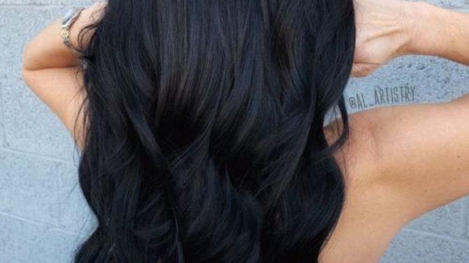 Black Hair vs Plum Hair on Girls?
