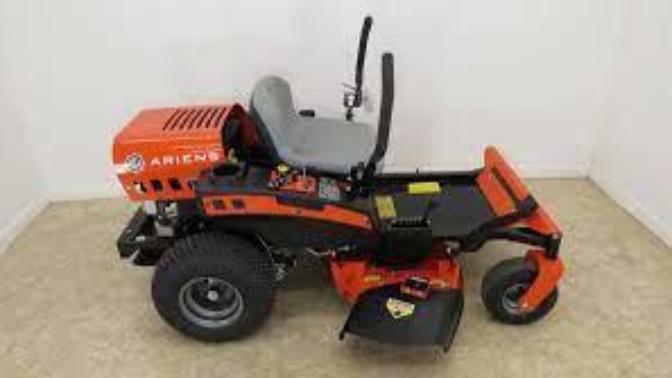 I bought a new Arien 34 inch zero turn, guess how much it cost?