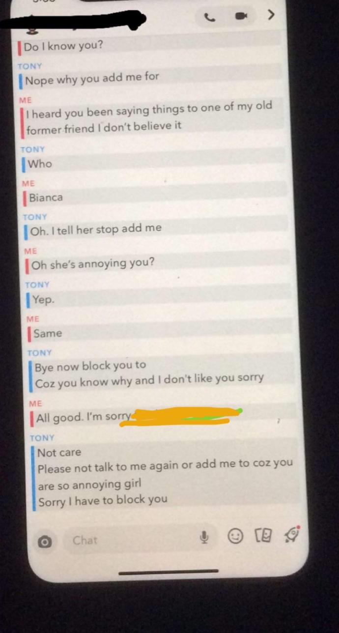 Did this bloke know who he was talking to?
