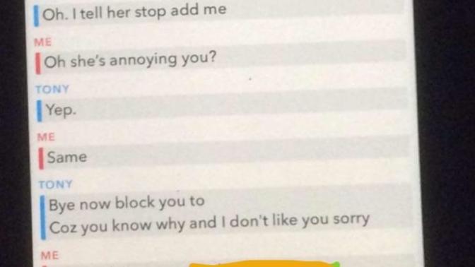 Did this bloke know who he was talking to?