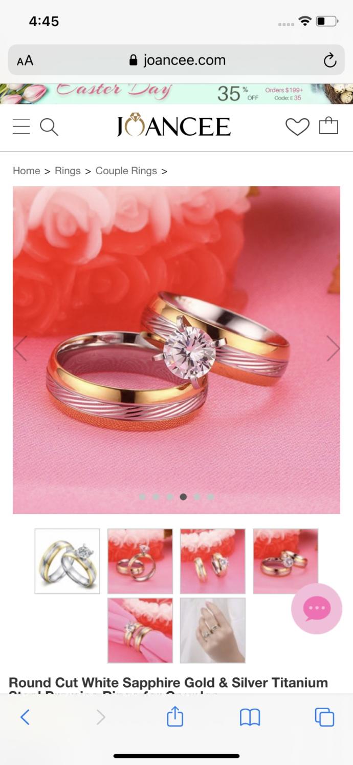 Thoughts on this promise ring?