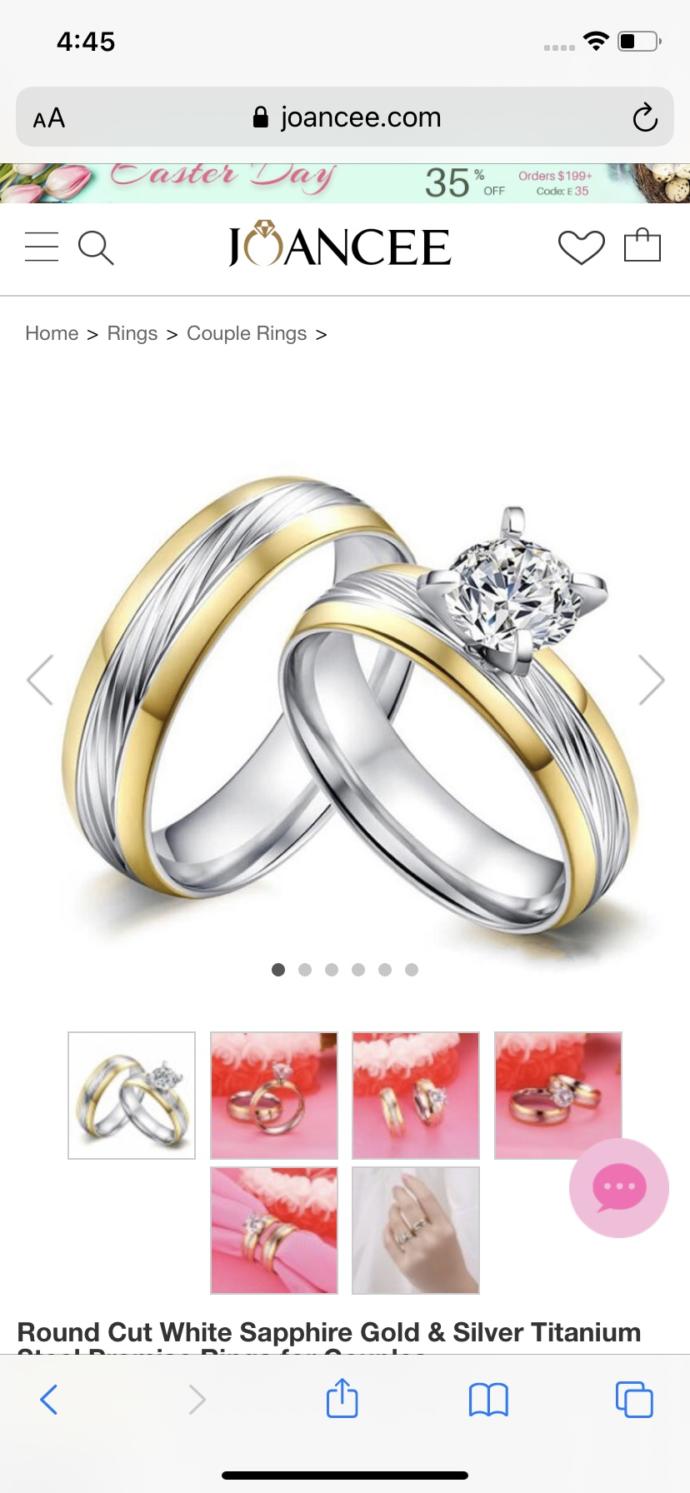 Thoughts on this promise ring?