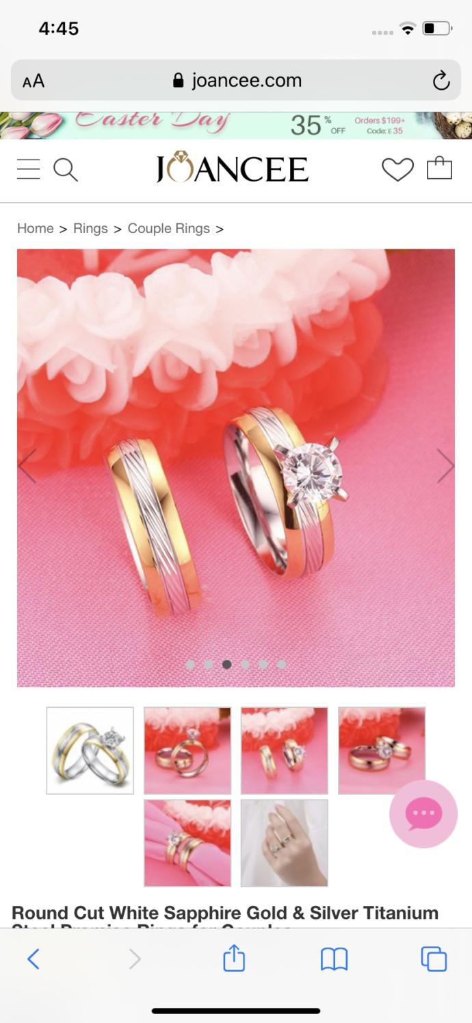 Thoughts on this promise ring?