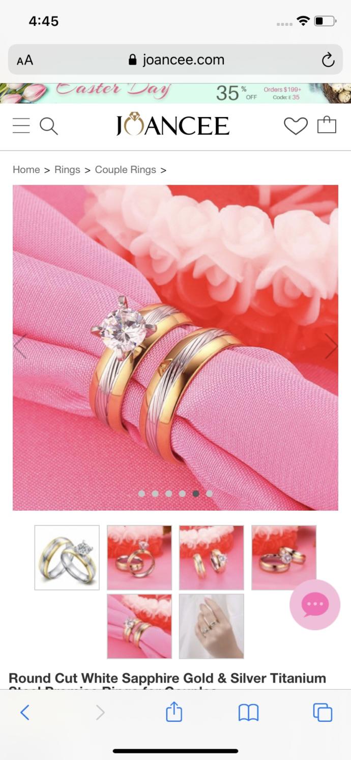 Thoughts on this promise ring?
