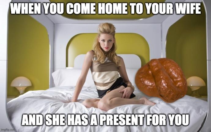 Amber Heard! If she took a dump in your bed would you kick her out?