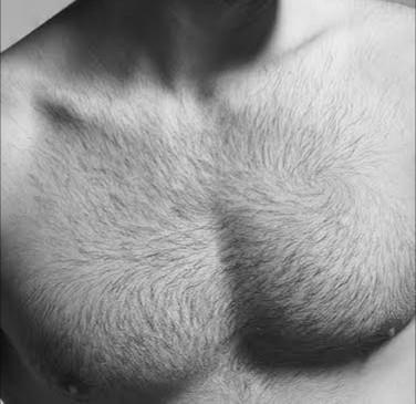 Girls, Stubbly torso of a man after shaving or closely trimming?