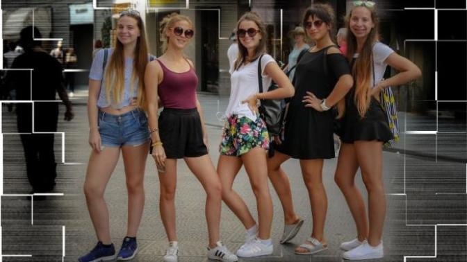 How do you guys feel when you have to walk through a group of girls?