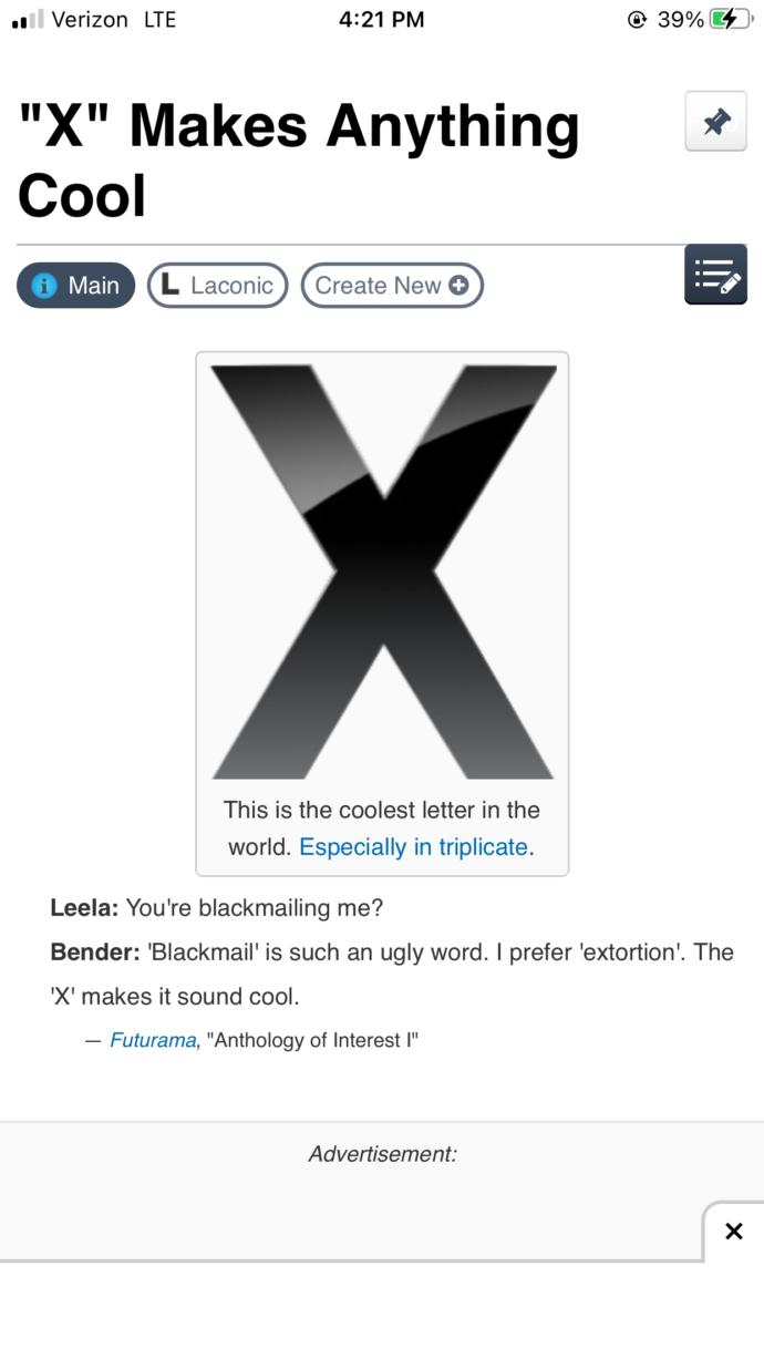 Do you think adding the letter X to things instantly makes them 100 times cooler?