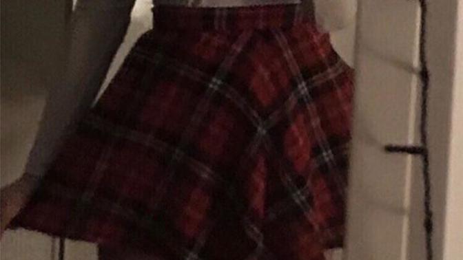 Guys do you like checkered skirts and highs?