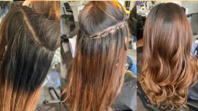 Do you guys think my hair stylist did a good job with my extensions (pic)?