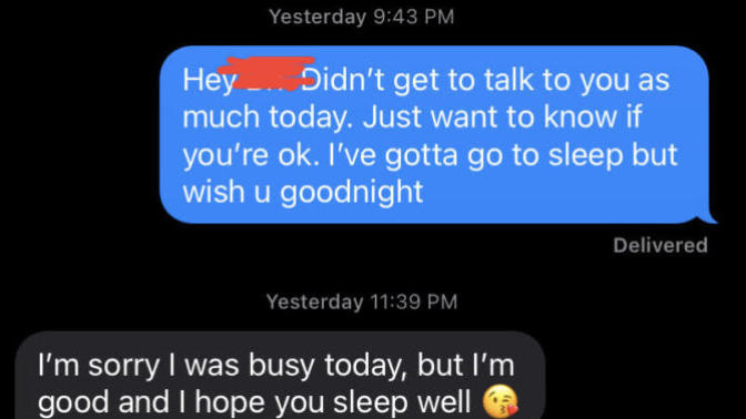 Is she losing interest and ghosting me or is she truly busy?