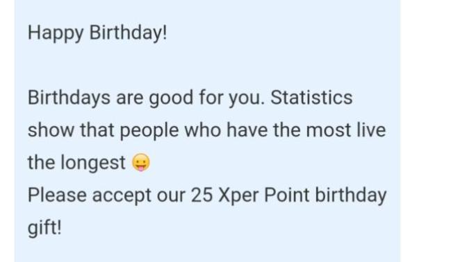Shall I celebrate your birthday?