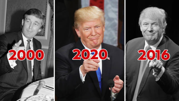 Was Donald Trump replaced by a robot?