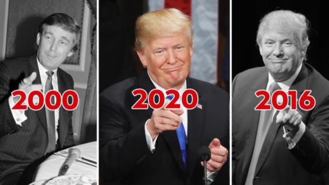 Was Donald Trump replaced by a robot?