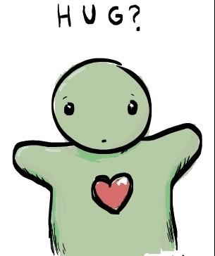 How badly do you need a hug right now?