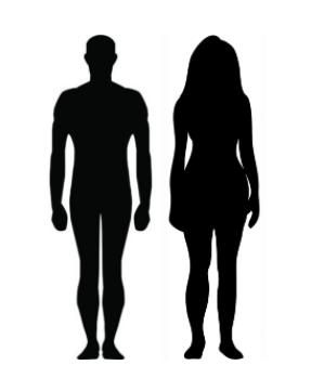 What height difference between a man and a woman is possibly the best?