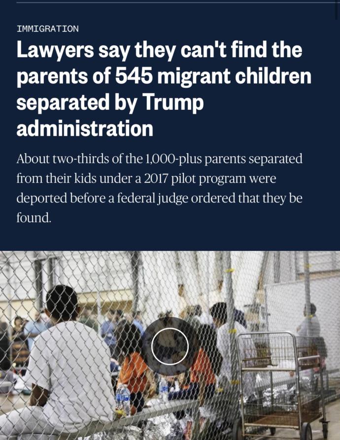 What are your thoughts on the migrant children near the Mexican border (new video)?