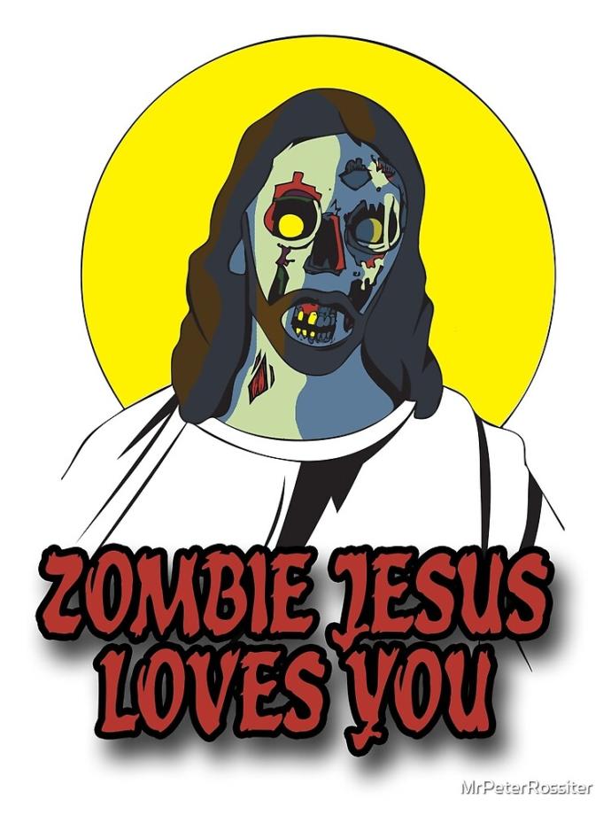 If Jesus died for our sis does that mean he’s dead now?