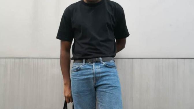 Do you find this mans outfit strange?