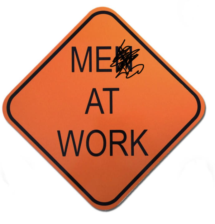Are "men at work" signs sexist?