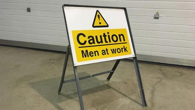 Are "men at work" signs sexist?
