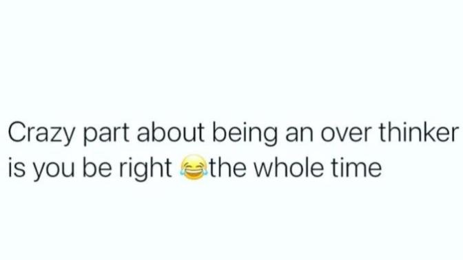 Are you an overthinker?